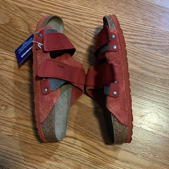 Birkenstock Uji Nubuck Suede Leather Sandals Size 8 NWT - Picture 8 of 16